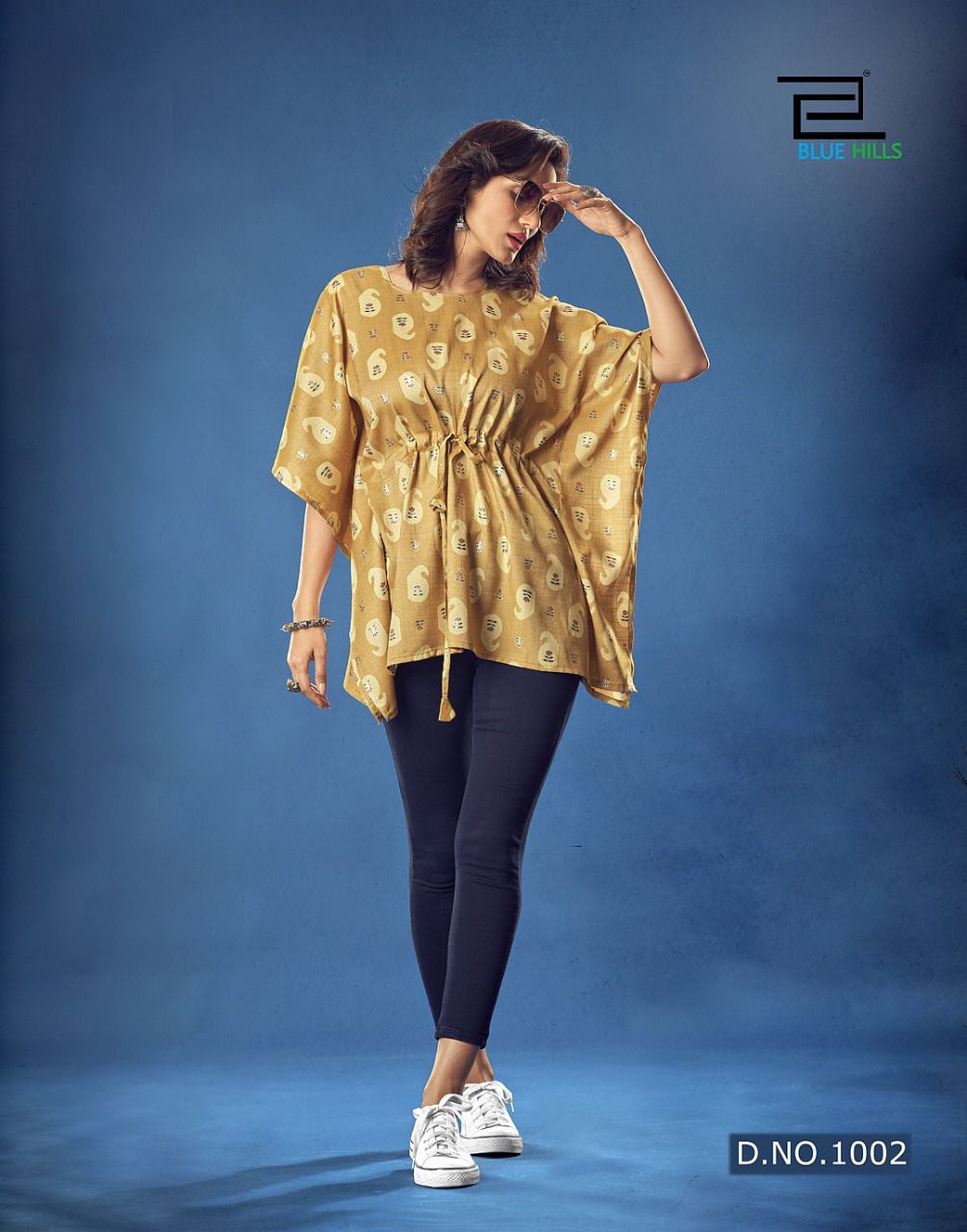 Blue Hills Kaftan 1 Rayon Printed Ethnic Wear Wholesale Kaftan Collection